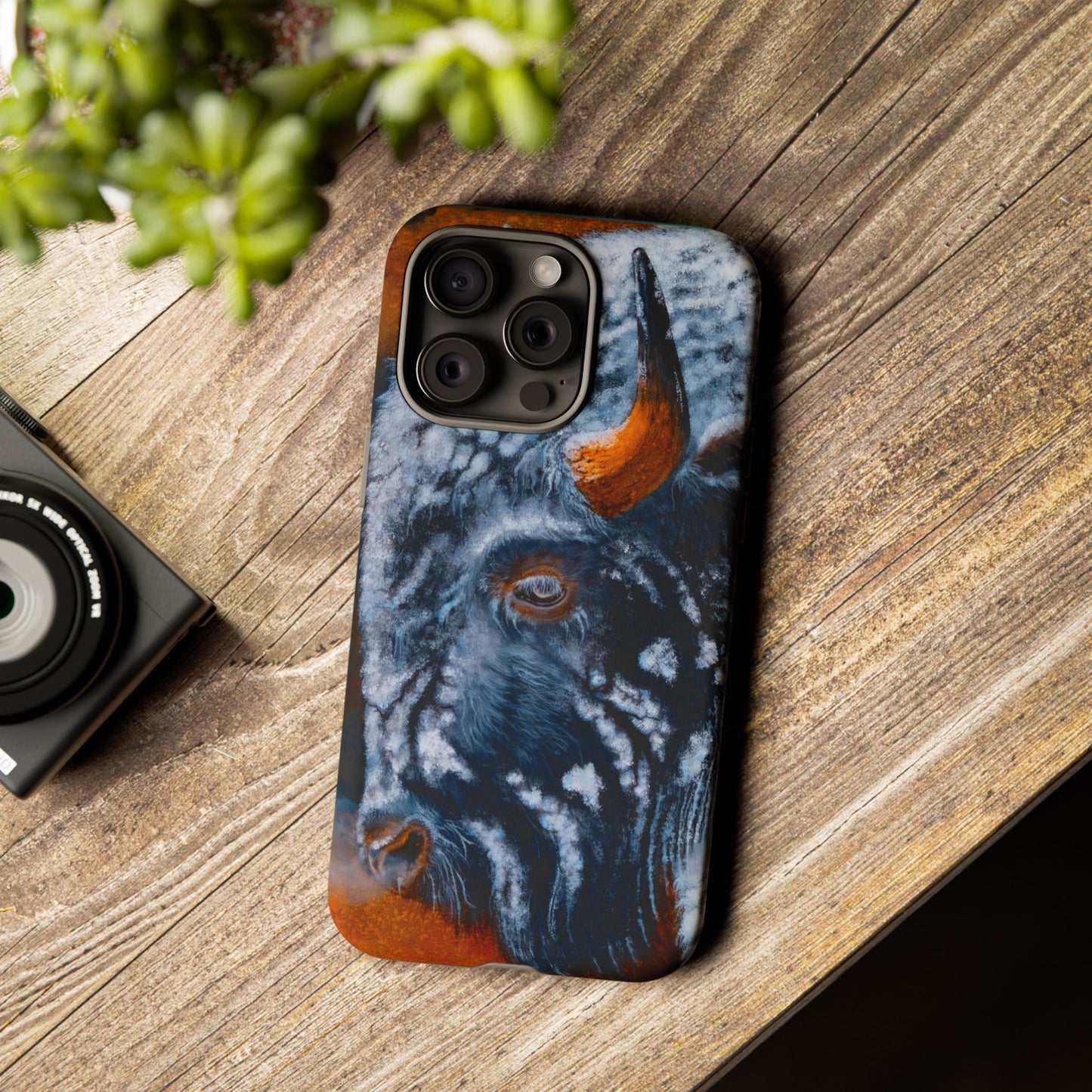 Storm Bison, Phone Case