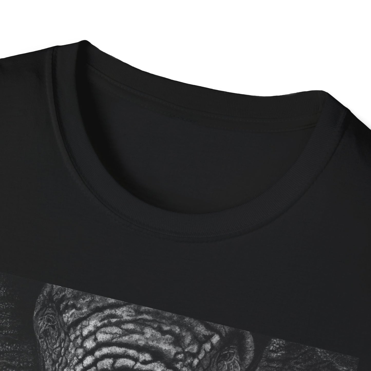 Ebony and Ivory, Elephant Graphic Unisex Softstyle T-Shirt