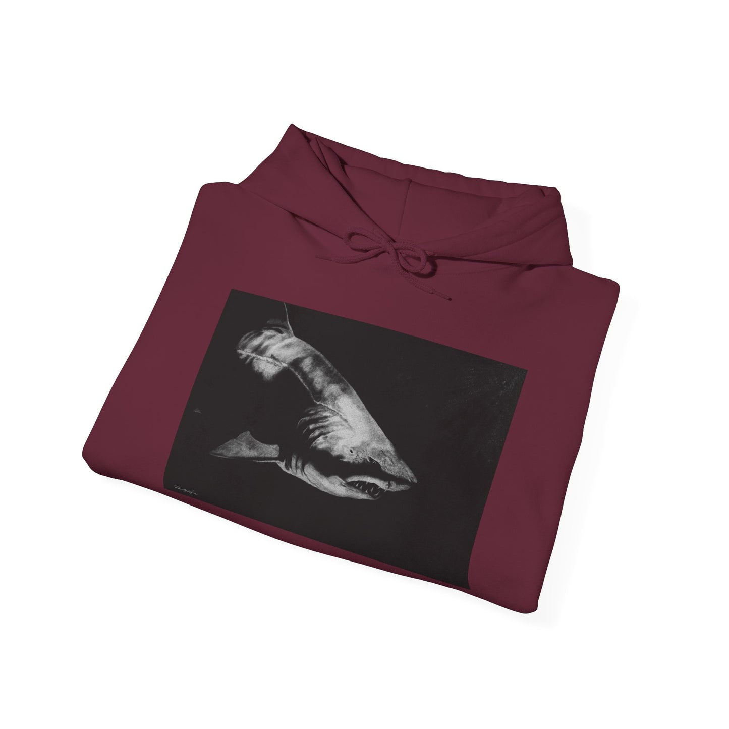 Below, Shark theme Unisex Hoodie