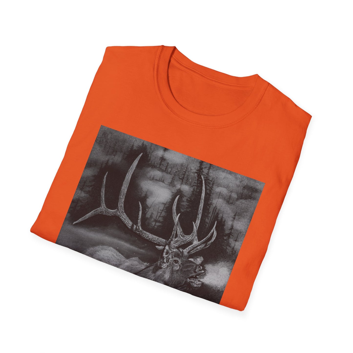 Mountain Music, Elk Unisex Soft T-Shirt