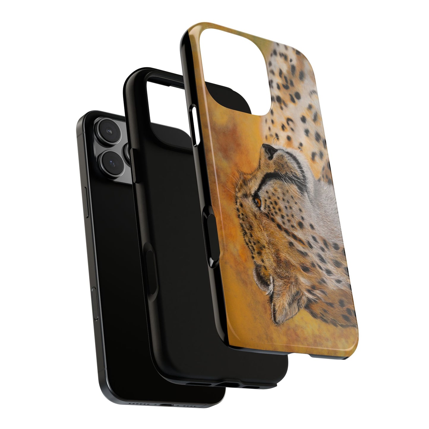 Cheetah Chill, Cheetah Phone Case, Tough Cases
