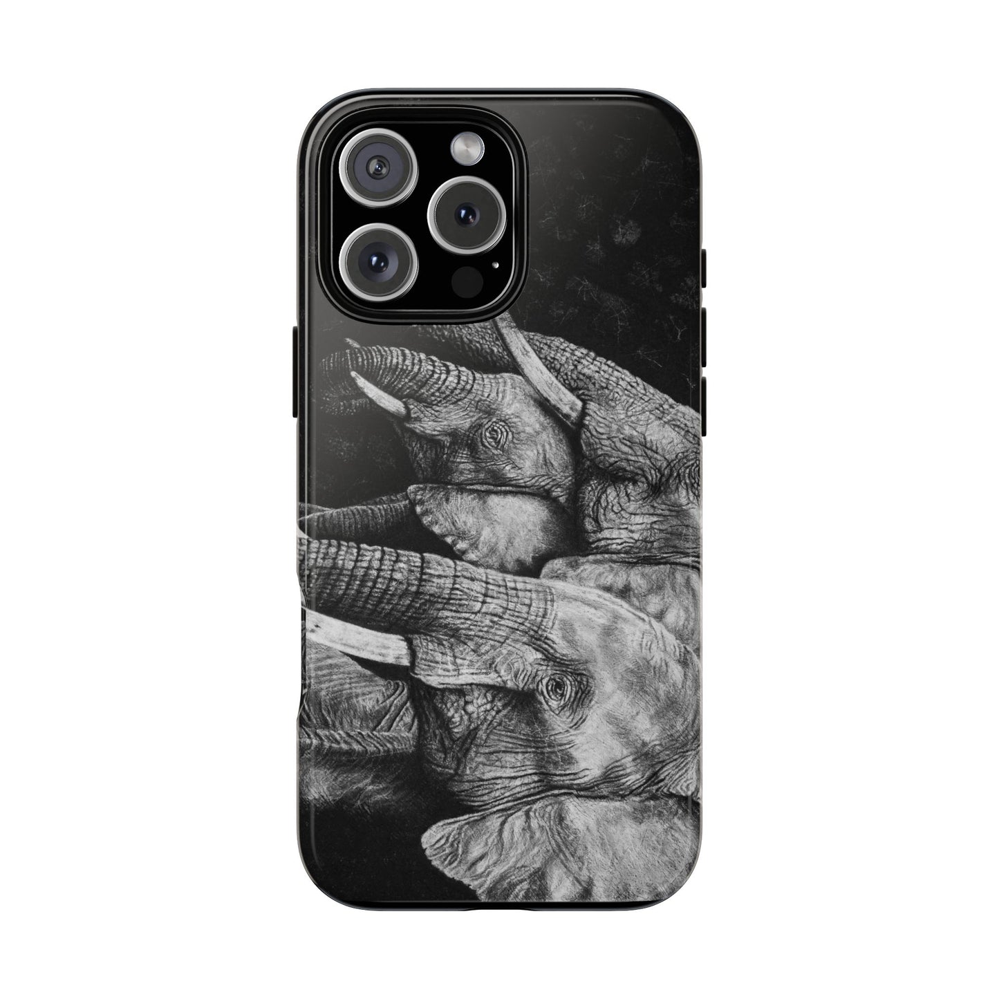 Brushland Bond. Elephant Art Tough Phone Case