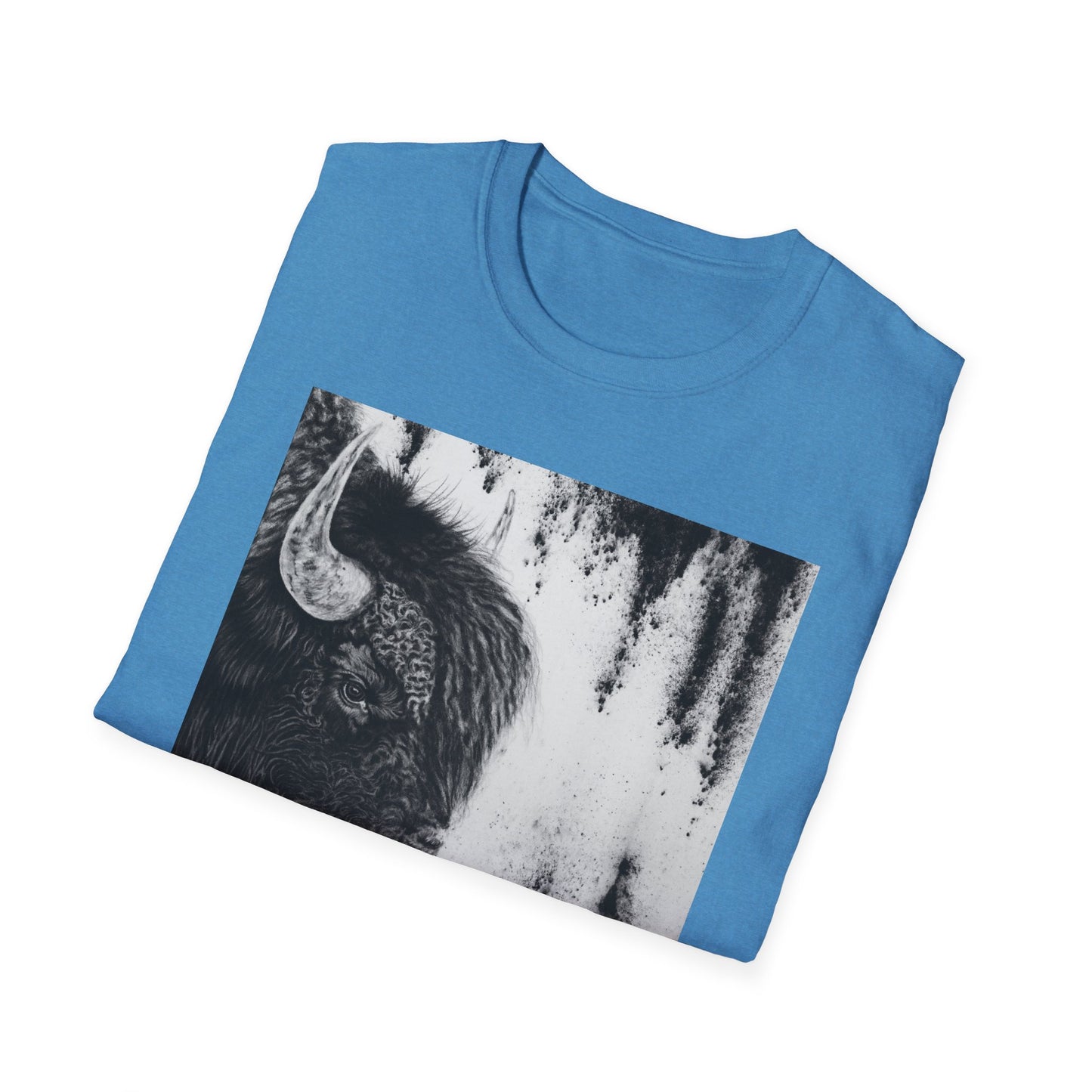 Pride, Bison Graphic Tee, Unisex Softstyle T-Shirt