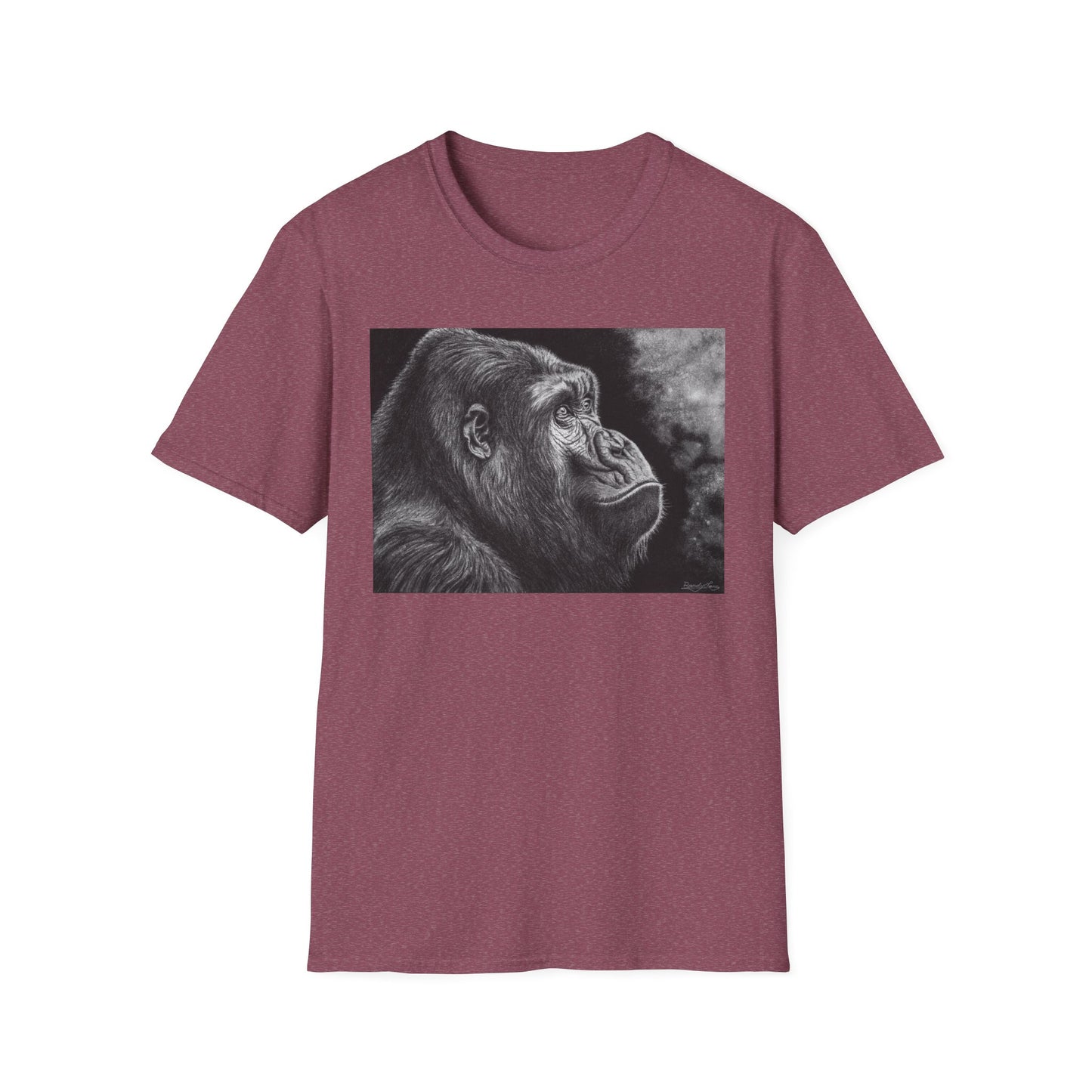 Gorilla Art T-Shirt, Unisex Tee