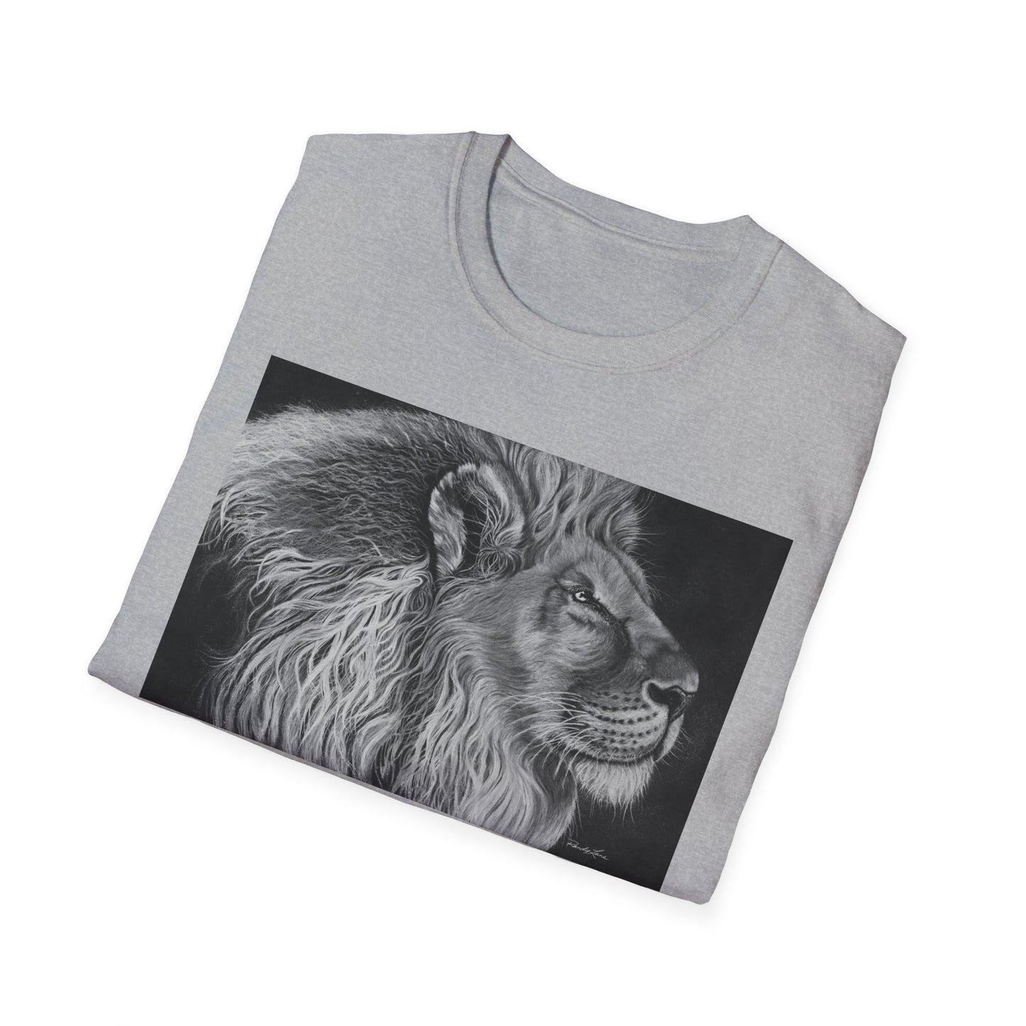 King of Cool, Lion Graphic Tee - Unisex Softstyle T-Shirt