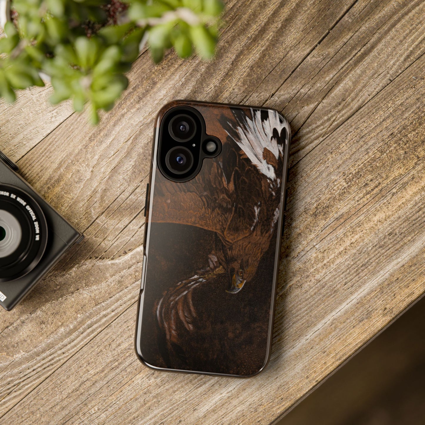 Golden Flight, Eagle Design Phone Case, Tough Cases