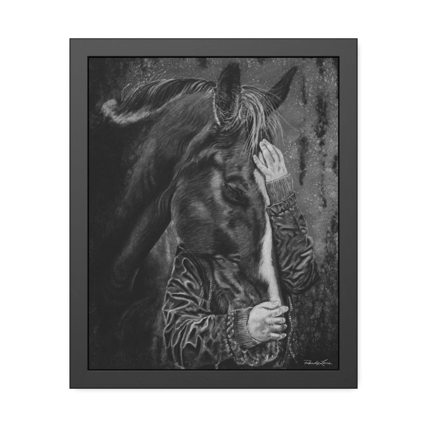 Secrets. Horse Lover's Framed Fine Art Print