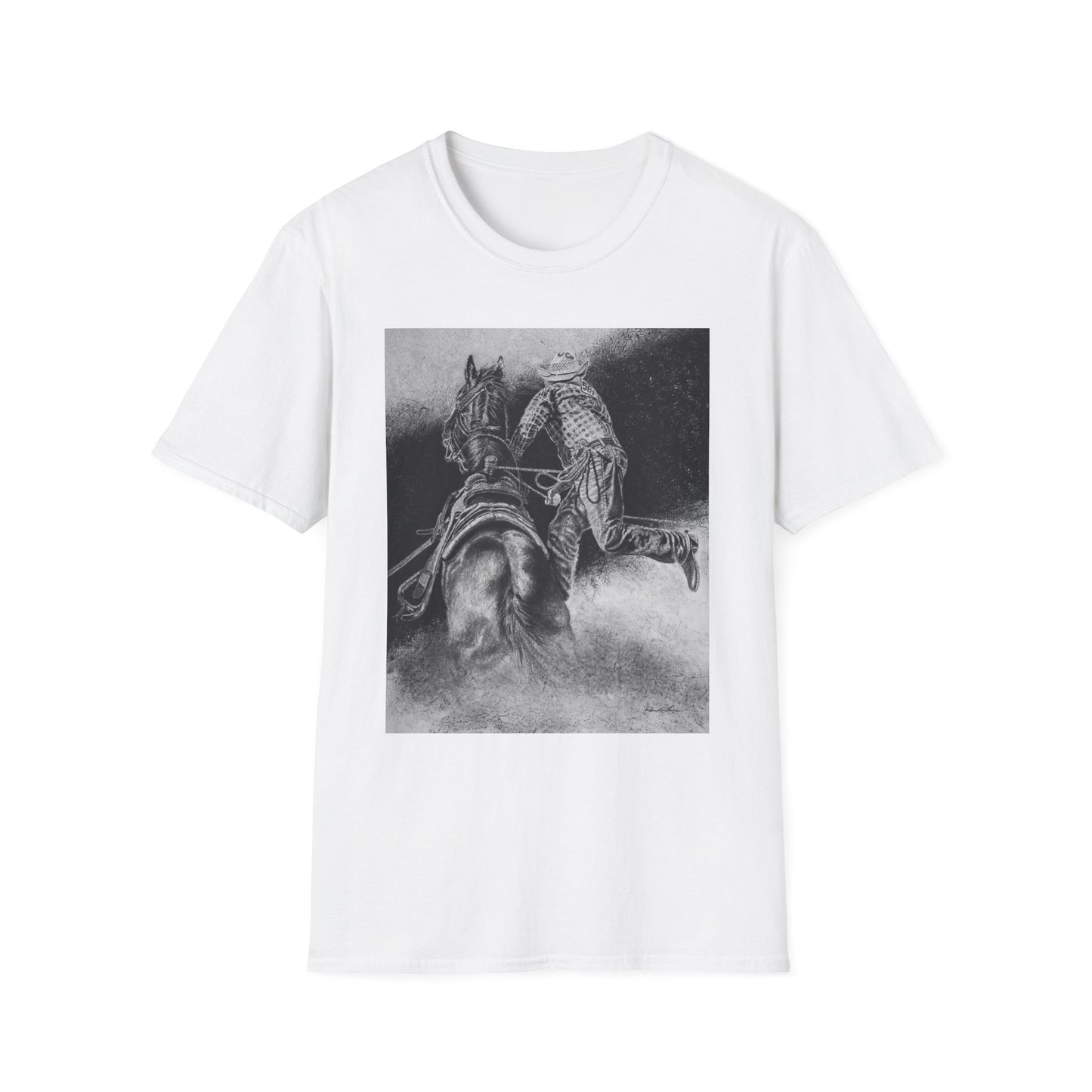 The Dismount. Steer Roper Unisex Softstyle T-Shirt