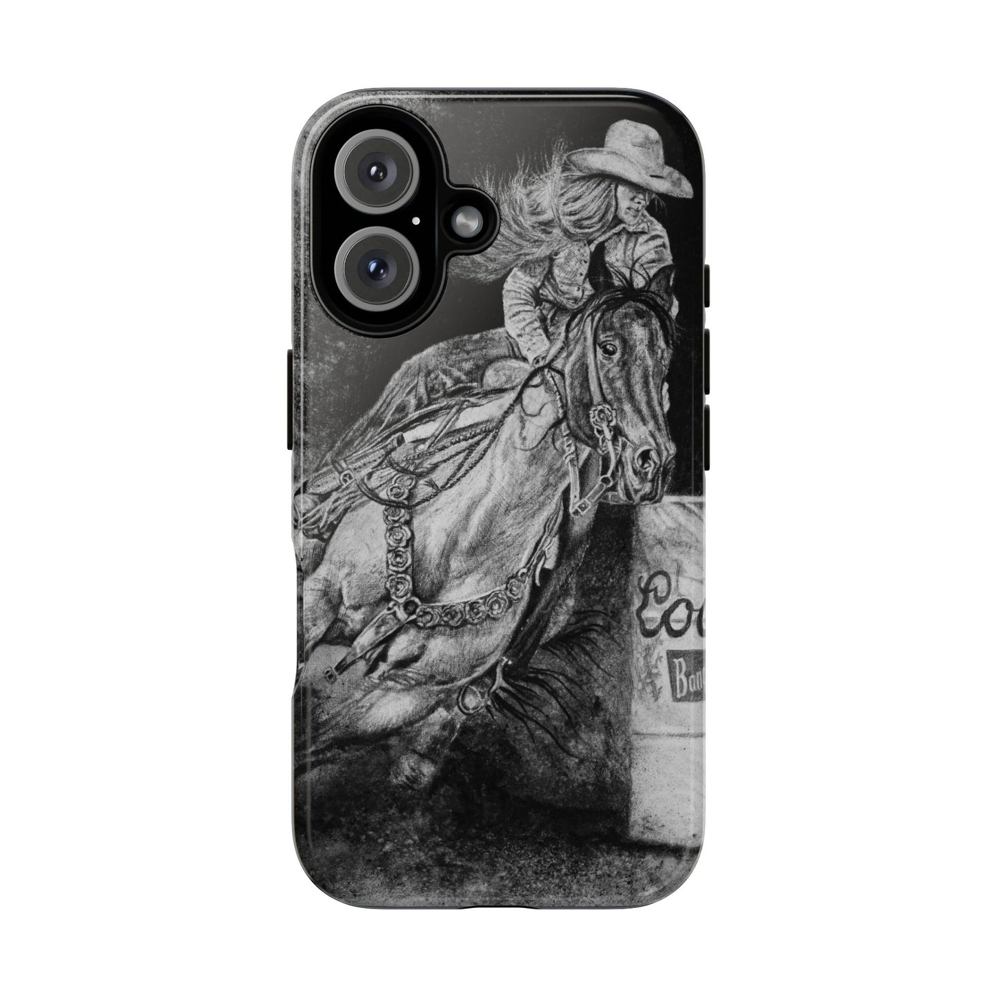 Sophie's Run. Rodeo Barrel Racer Phone Case