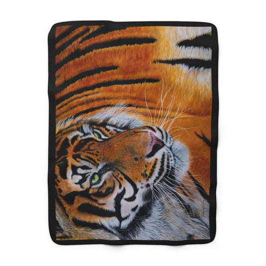 Tiger Stripe, Tiger Sherpa Blanket