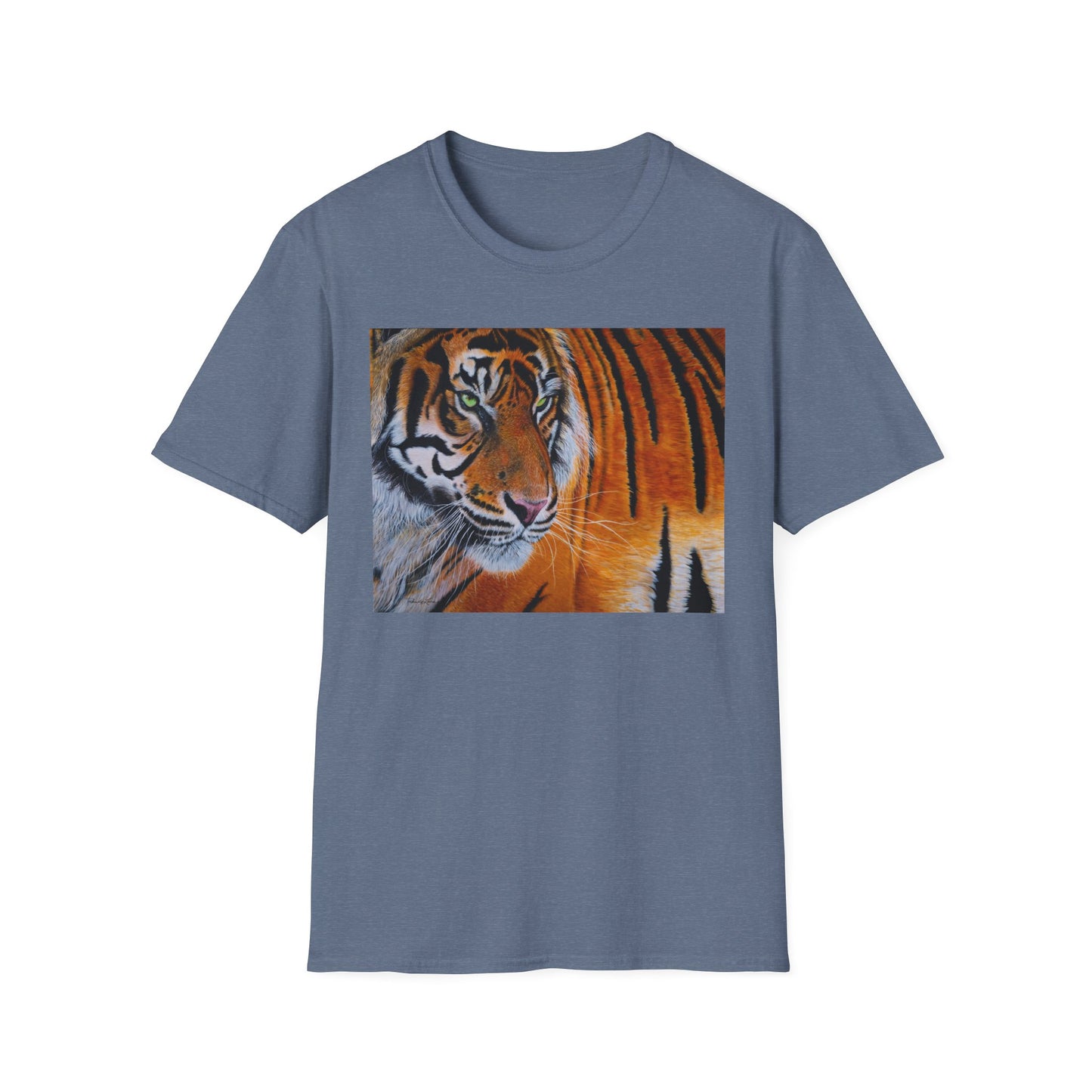 Tiger Stripe, Tiger Graphic T-Shirt, Unisex Softstyle Tee
