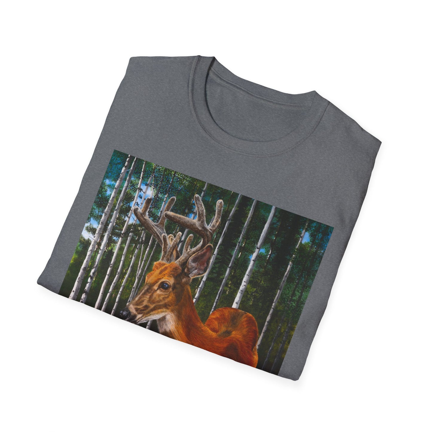 Velvet Crush, Deer Unisex Softstyle T-Shirt