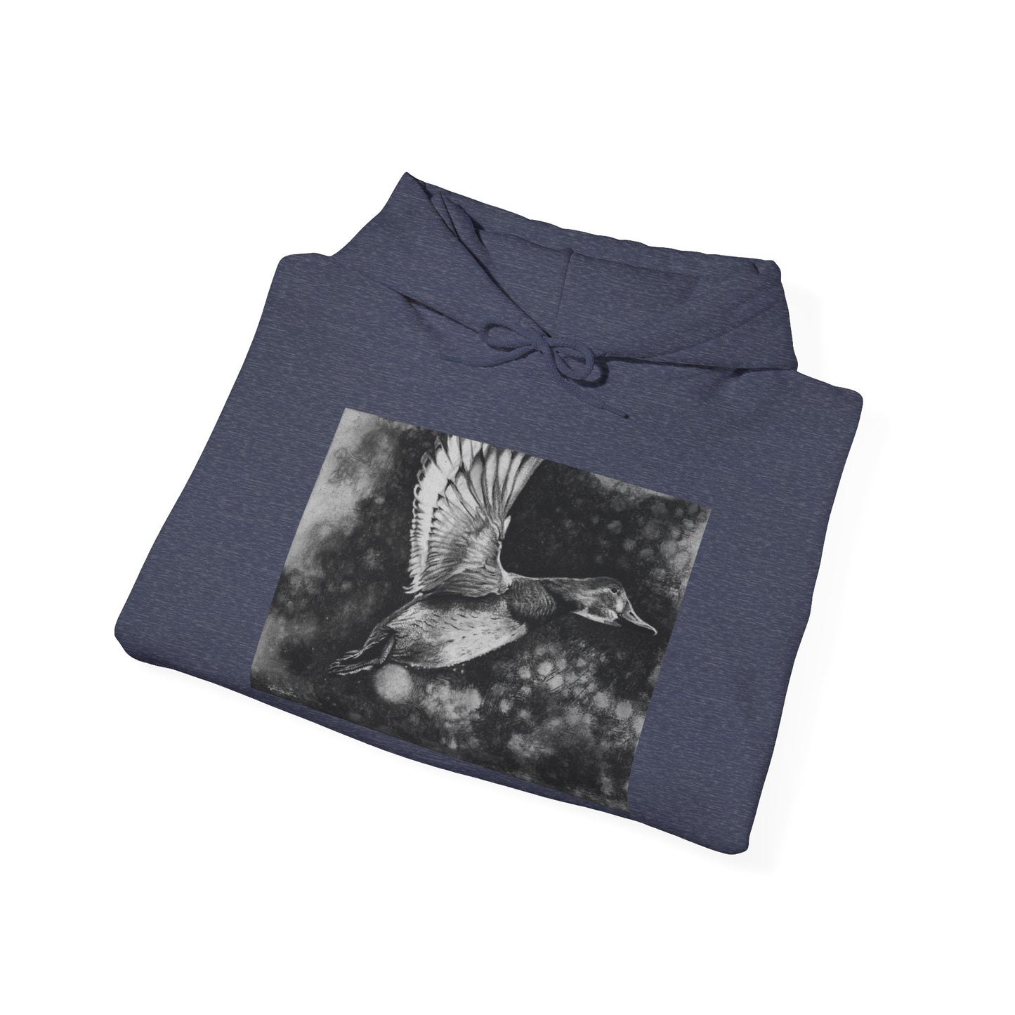 Flare, Flying Duck Unisex Hooded Sweatshirt