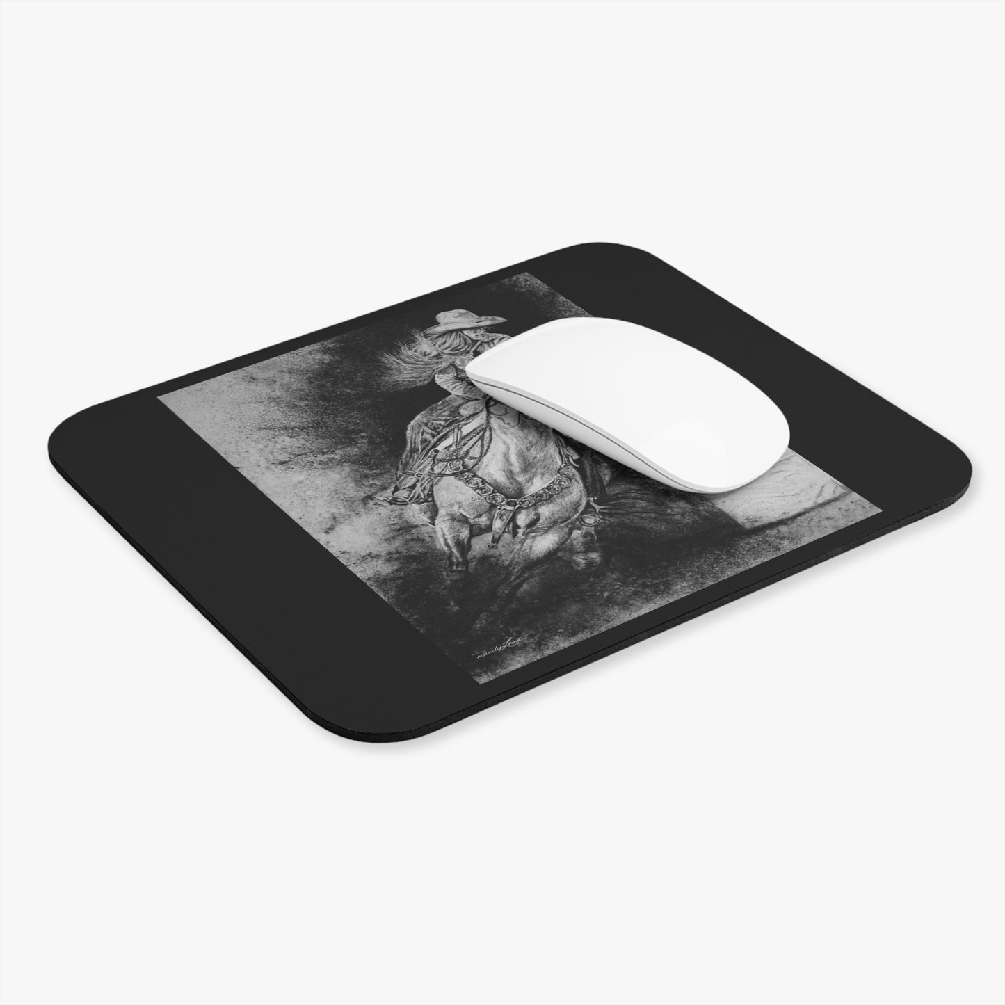 Sophie's Run. Rodeo Barrel Racer Mouse Pad