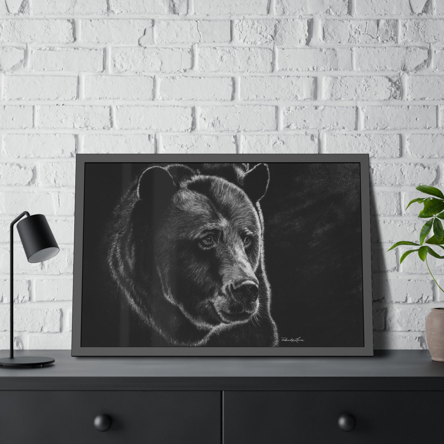 Dominance,  Bear Framed Fine Art Print