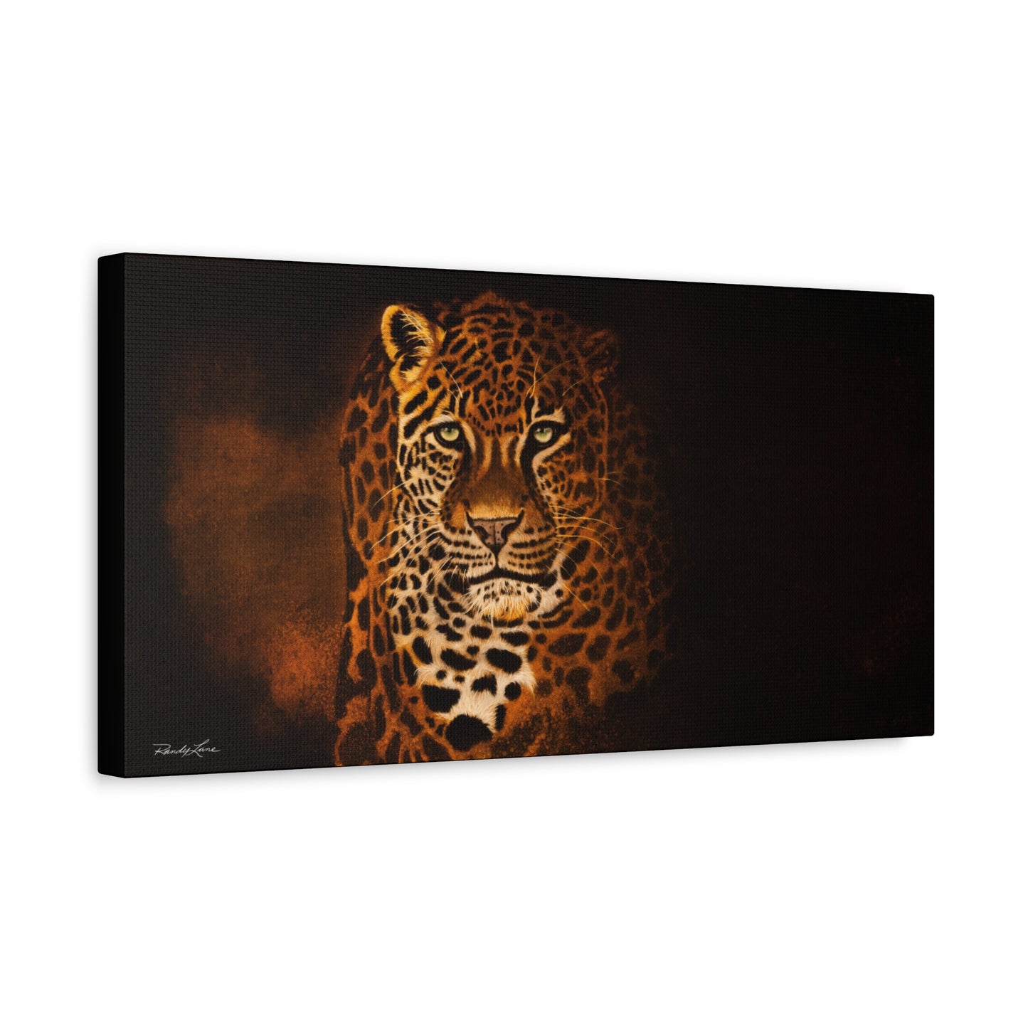 Shadow Hunter, Leopard Canvas Print