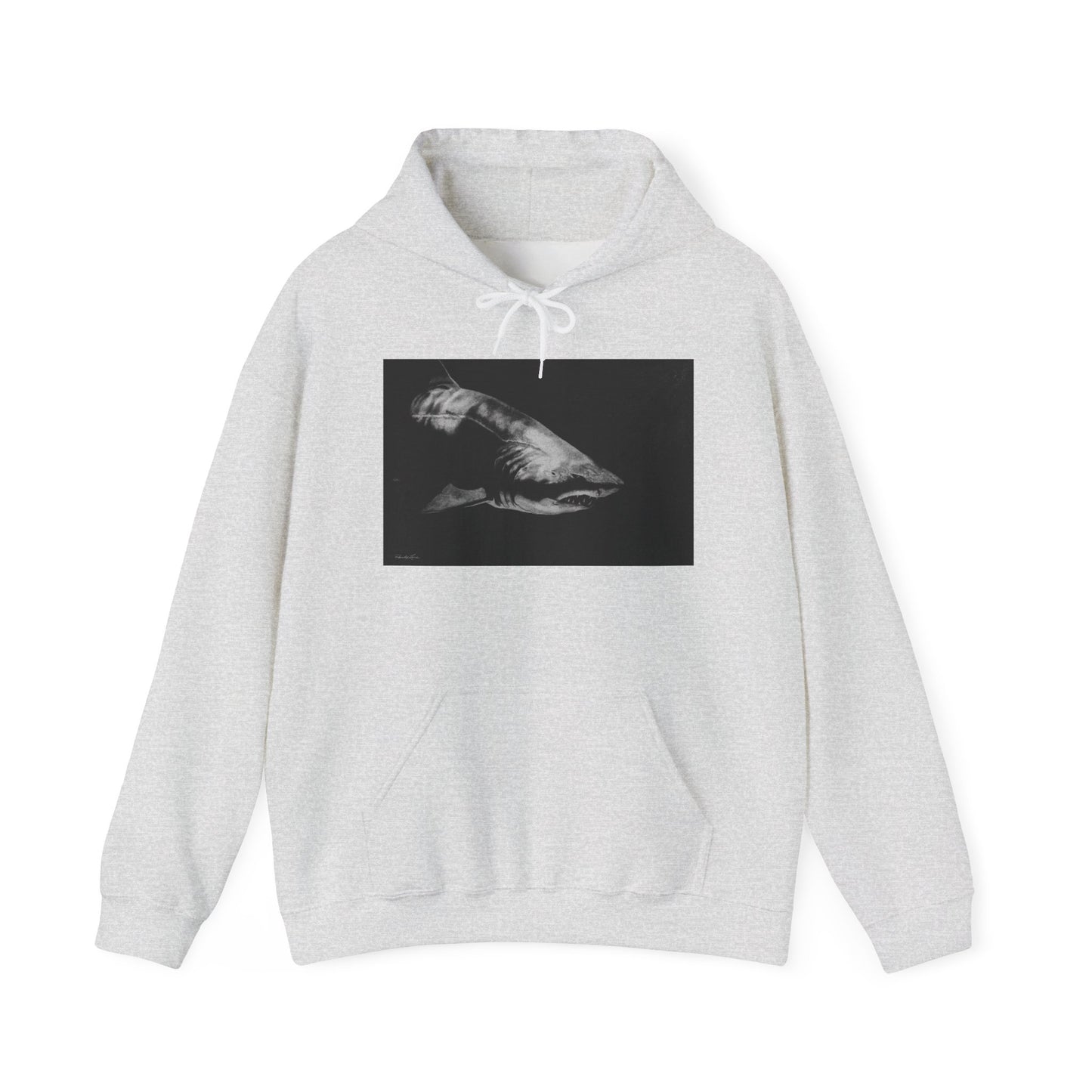 Below, Shark theme Unisex Hoodie