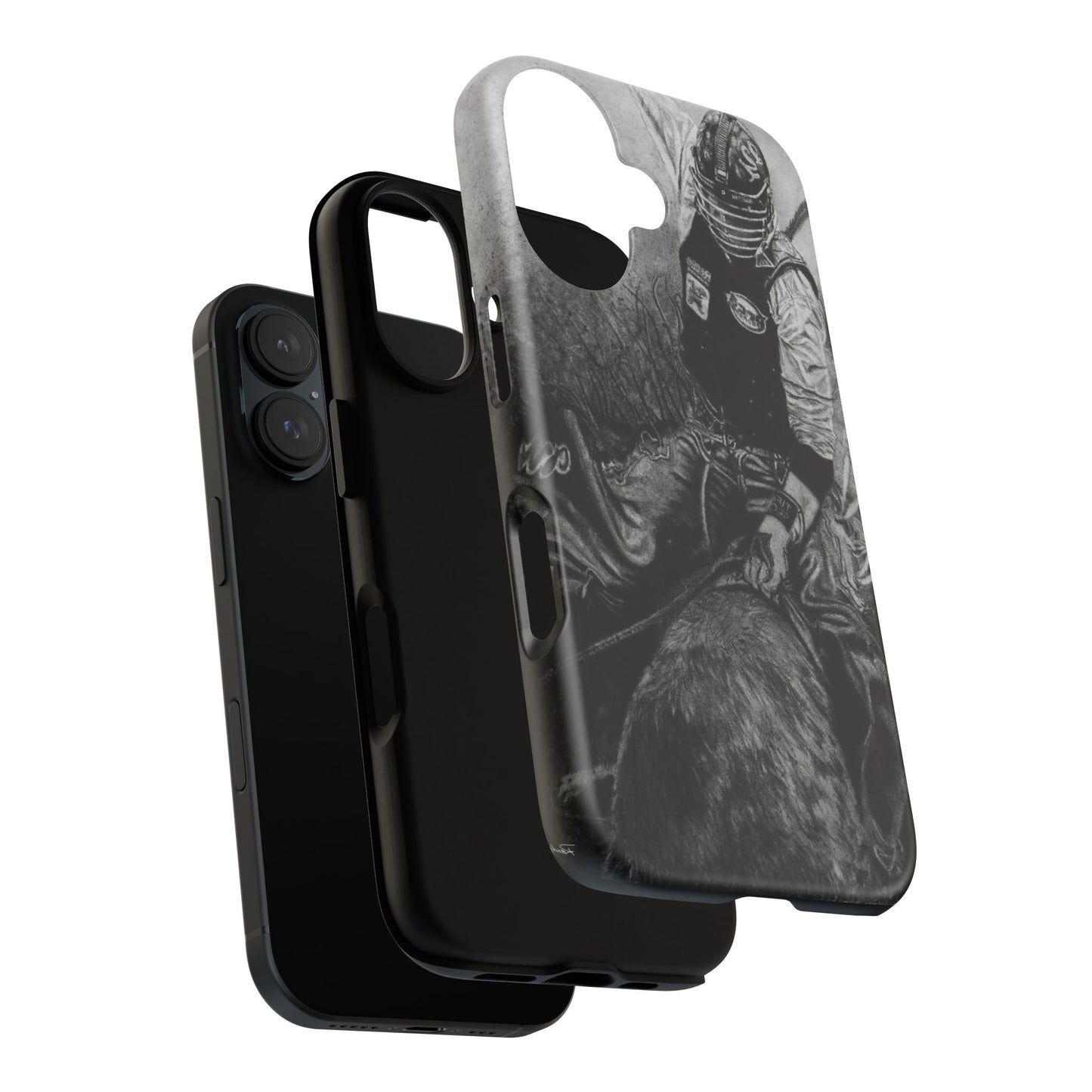 Gettin Frosty. Bull Rider Tough Cases: Durable Phone Case