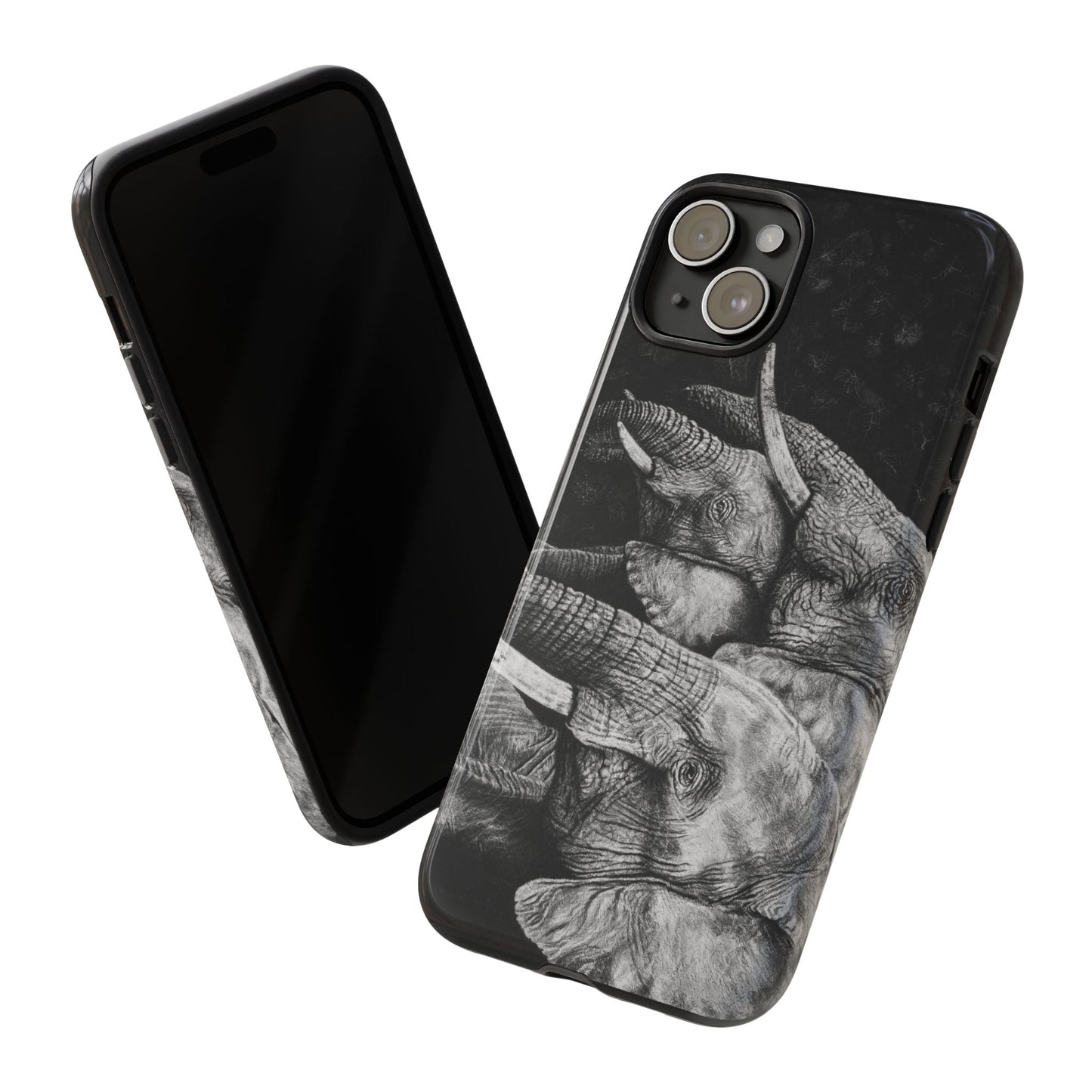 Brushland Bond. Elephant Art Tough Phone Case
