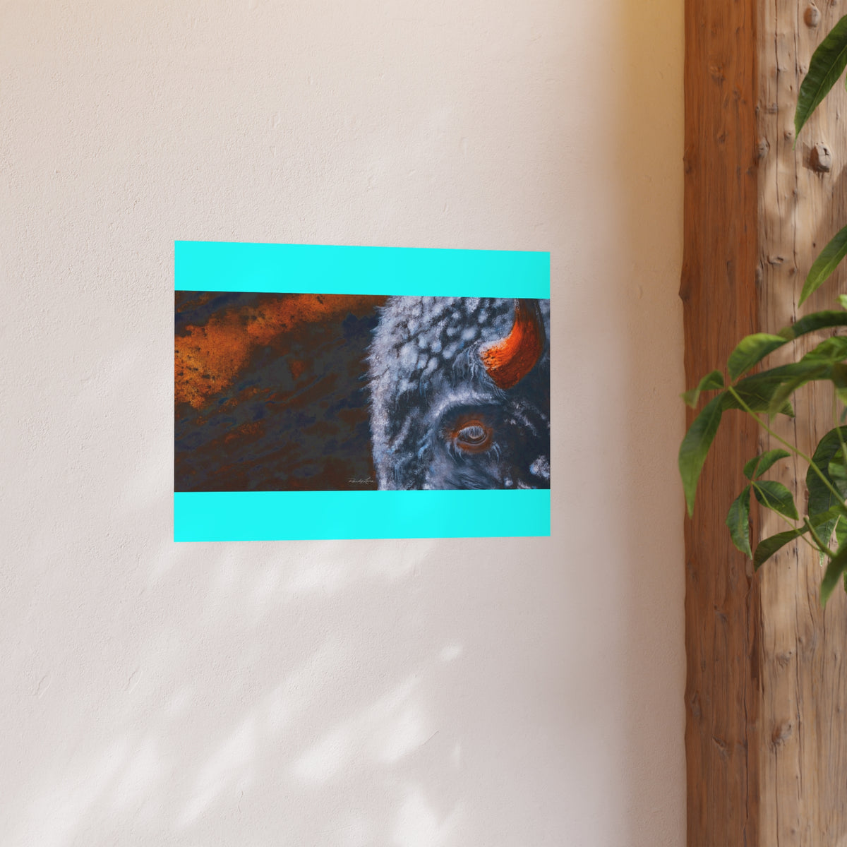 Storm Bison, Bison Portrait Fine Art Print — Satin or Archival Matte