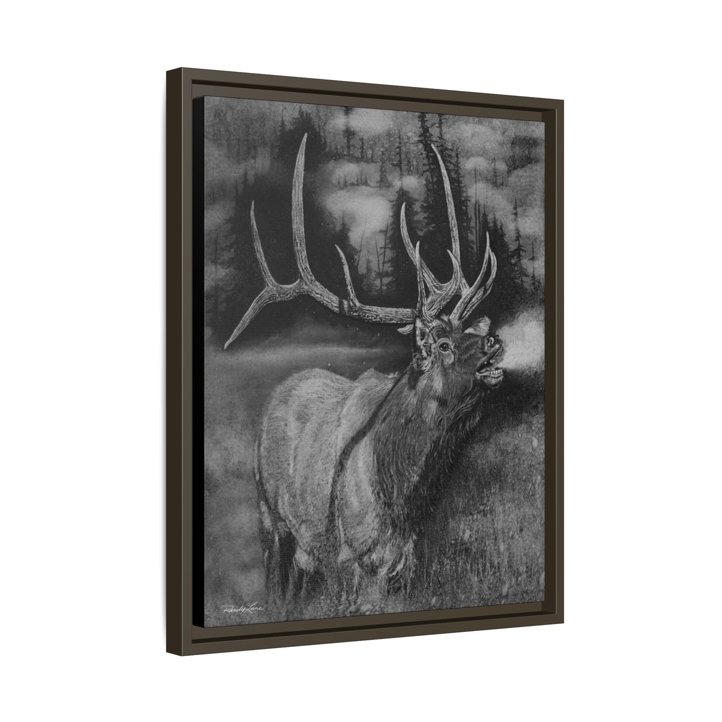 Mountain Music, Framed Elk Print