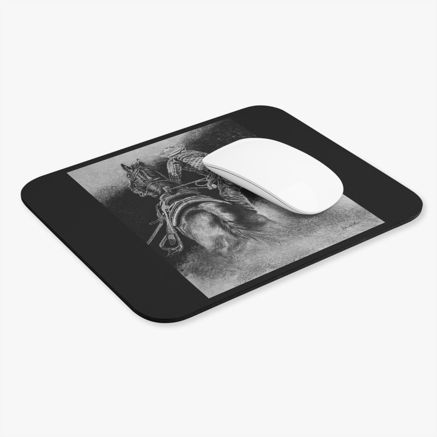 The Dismount. Steer Roper Mouse Pad