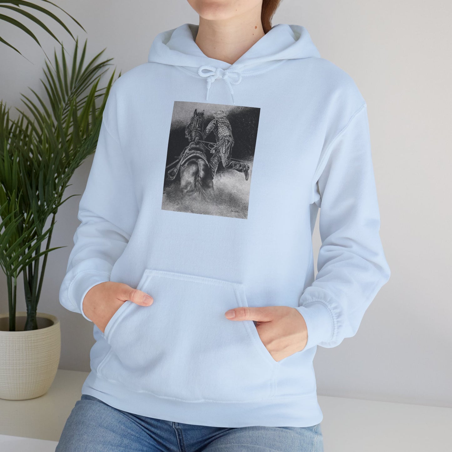 The Dismount. Steer Roper Unisex Hooded Sweatshirt