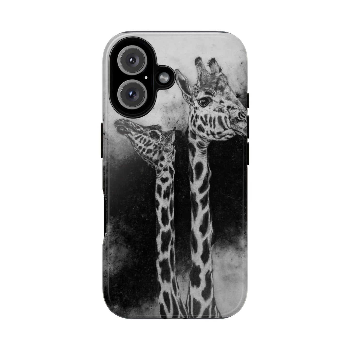 Grace in the Grassland, Giraffe Tough Phone Cases