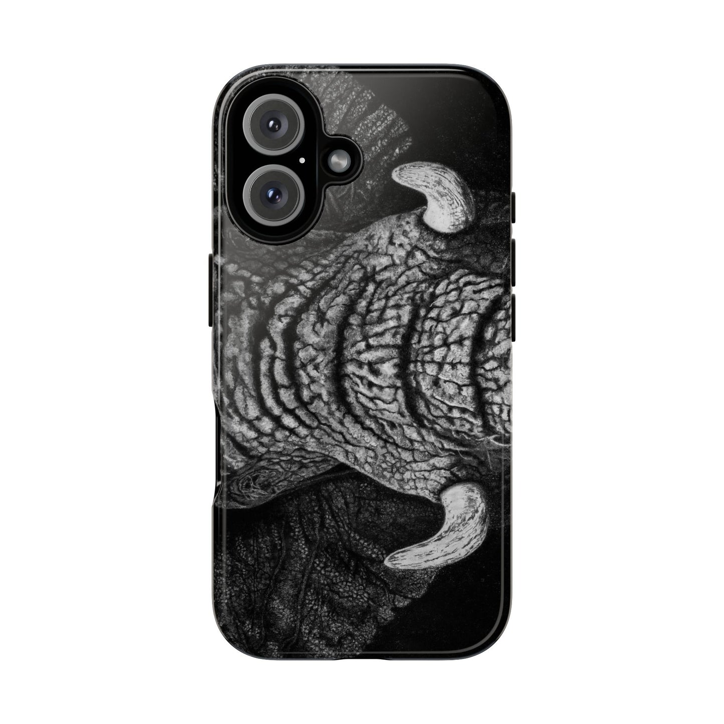 Ebony and Ivory, Elephant Phone Case, Tough Cases