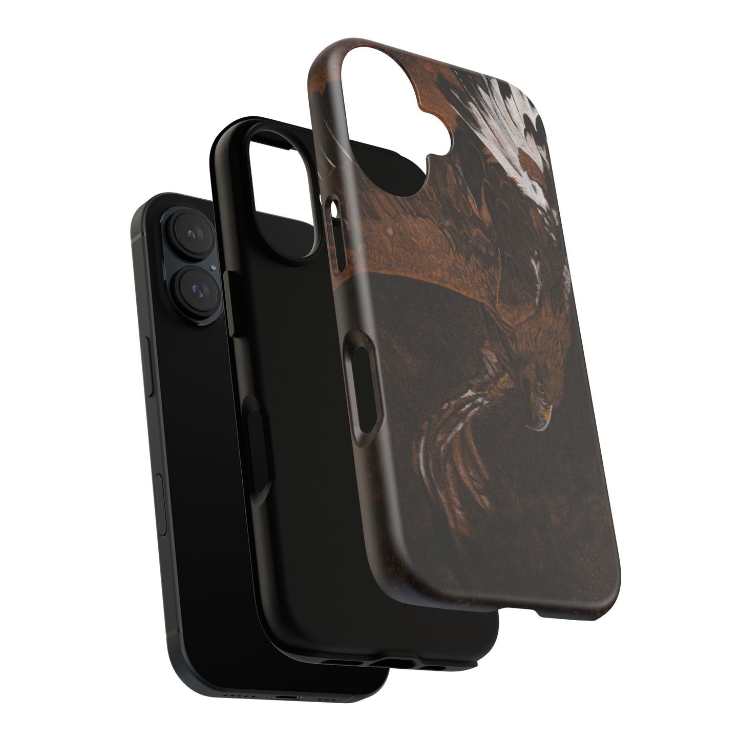 Golden Flight, Eagle Design Phone Case, Tough Cases