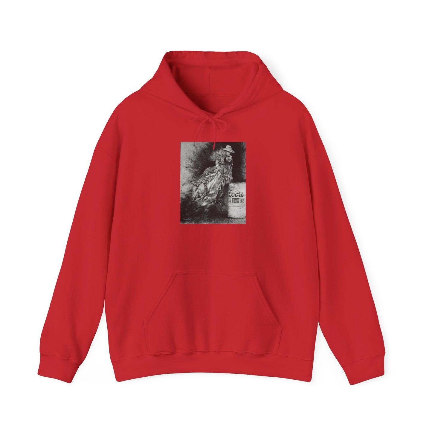Sophie's Run. Rodeo Barrel Racer Unisex Heavy Blend™ Hooded Sweatshirt