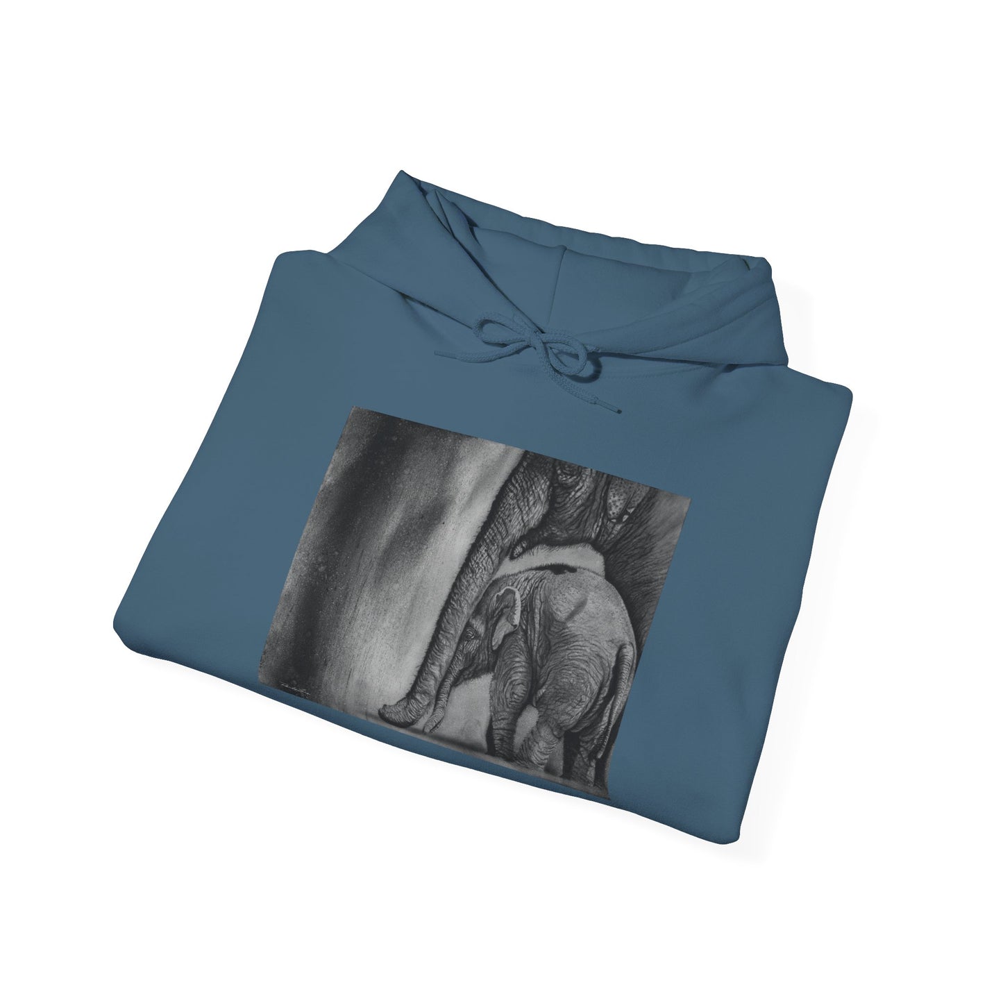 Trunks of Love, Elephant Hoodie Unisex Sweatshirt