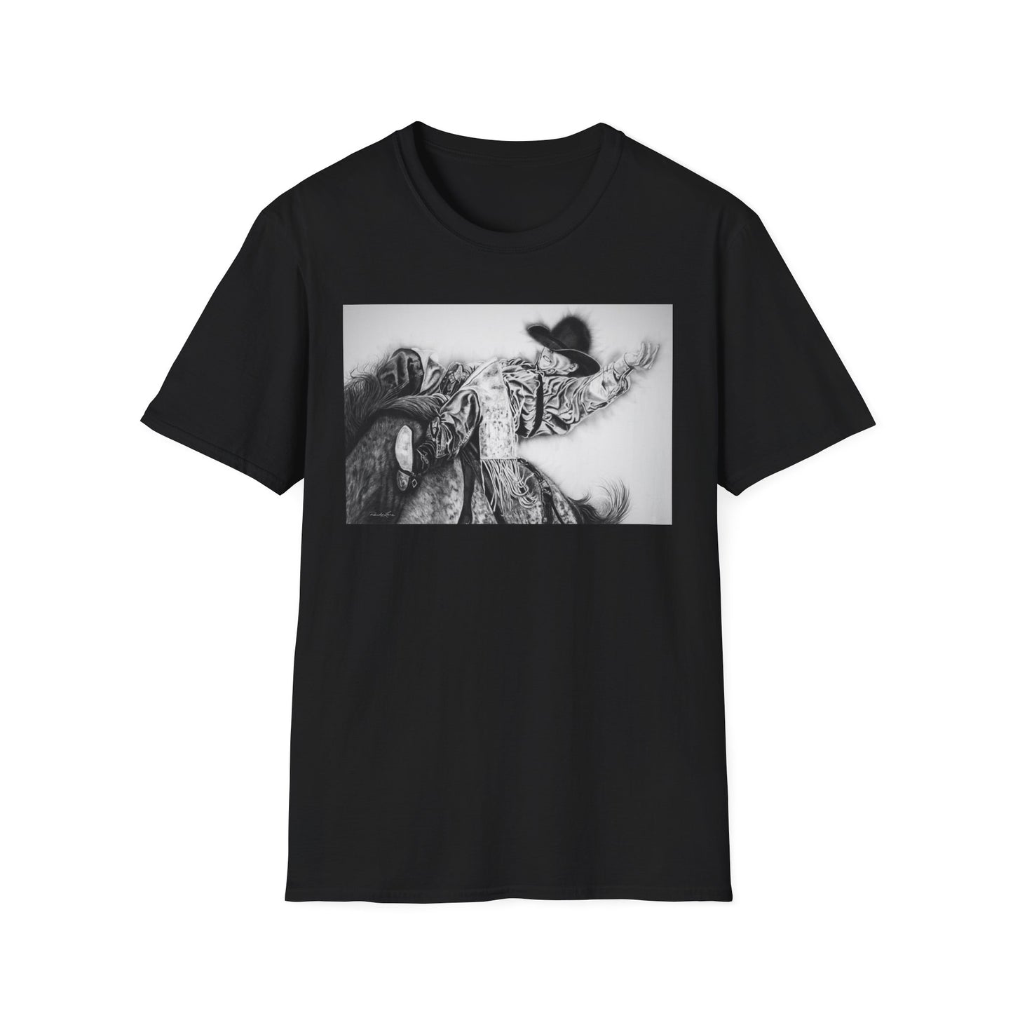 Go Time. Rodeo Cowboy Unisex Softstyle T-Shirt