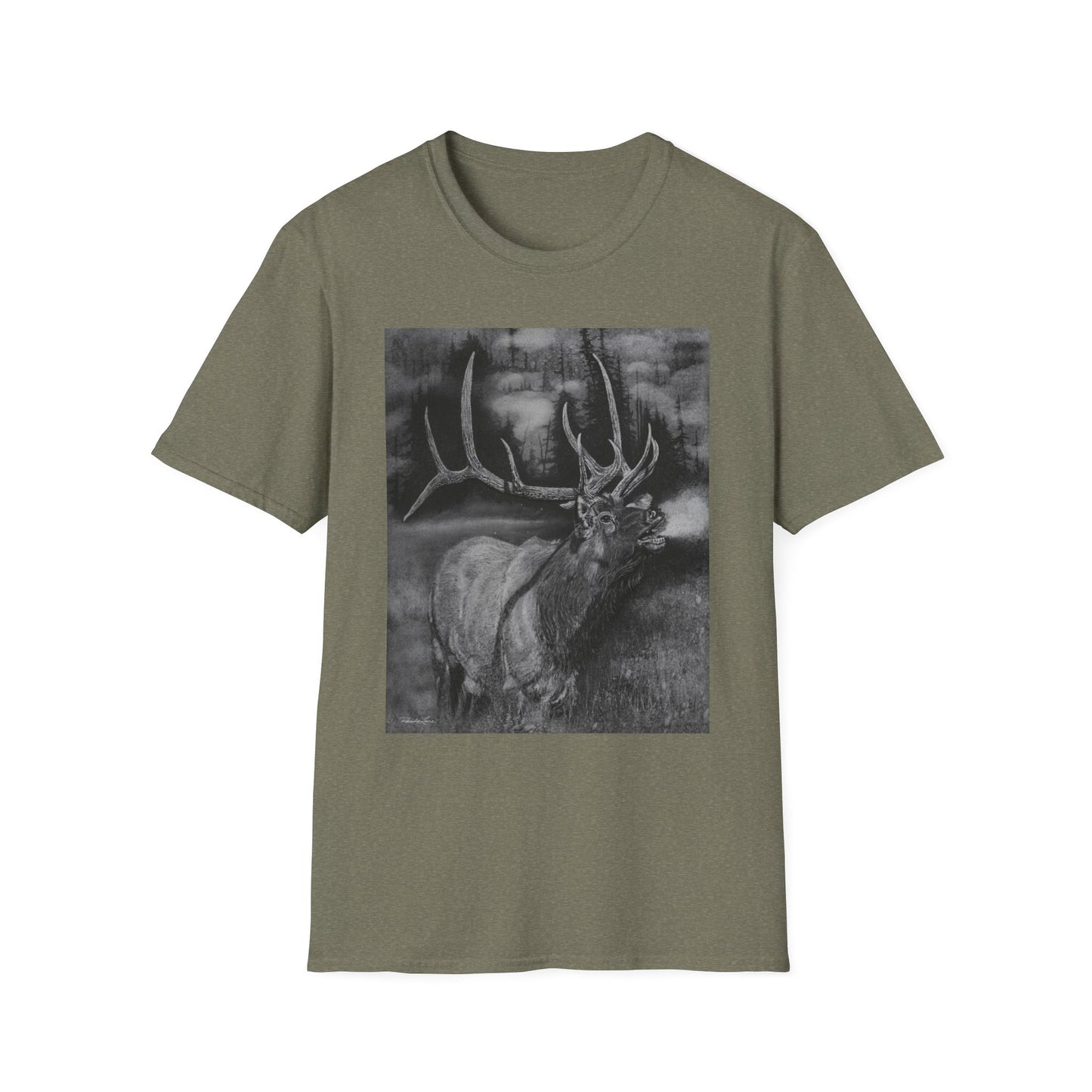 Mountain Music, Elk Unisex Soft T-Shirt