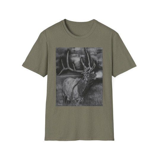 Mountain Music, Elk Unisex Soft T-Shirt