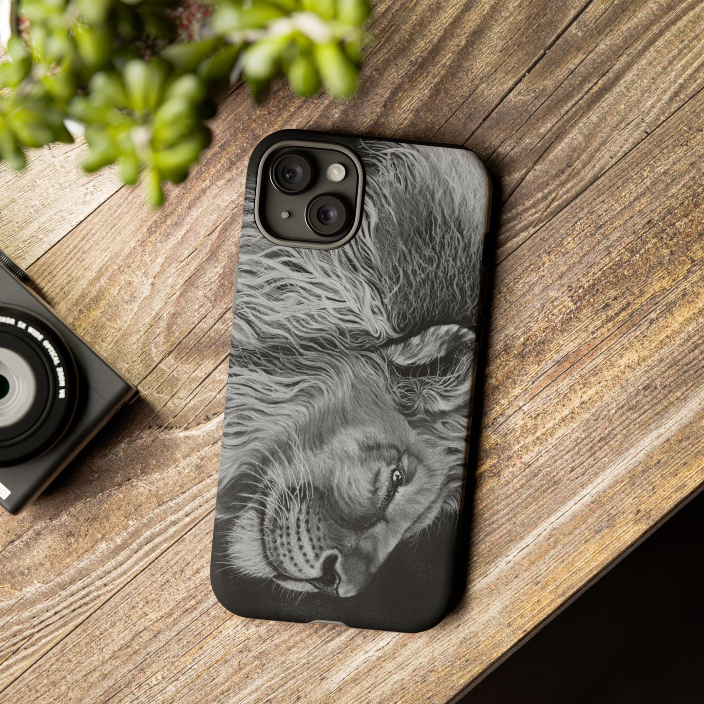 King of Cool, Lion Phone Case, Tough & Artistic Smartphone Case