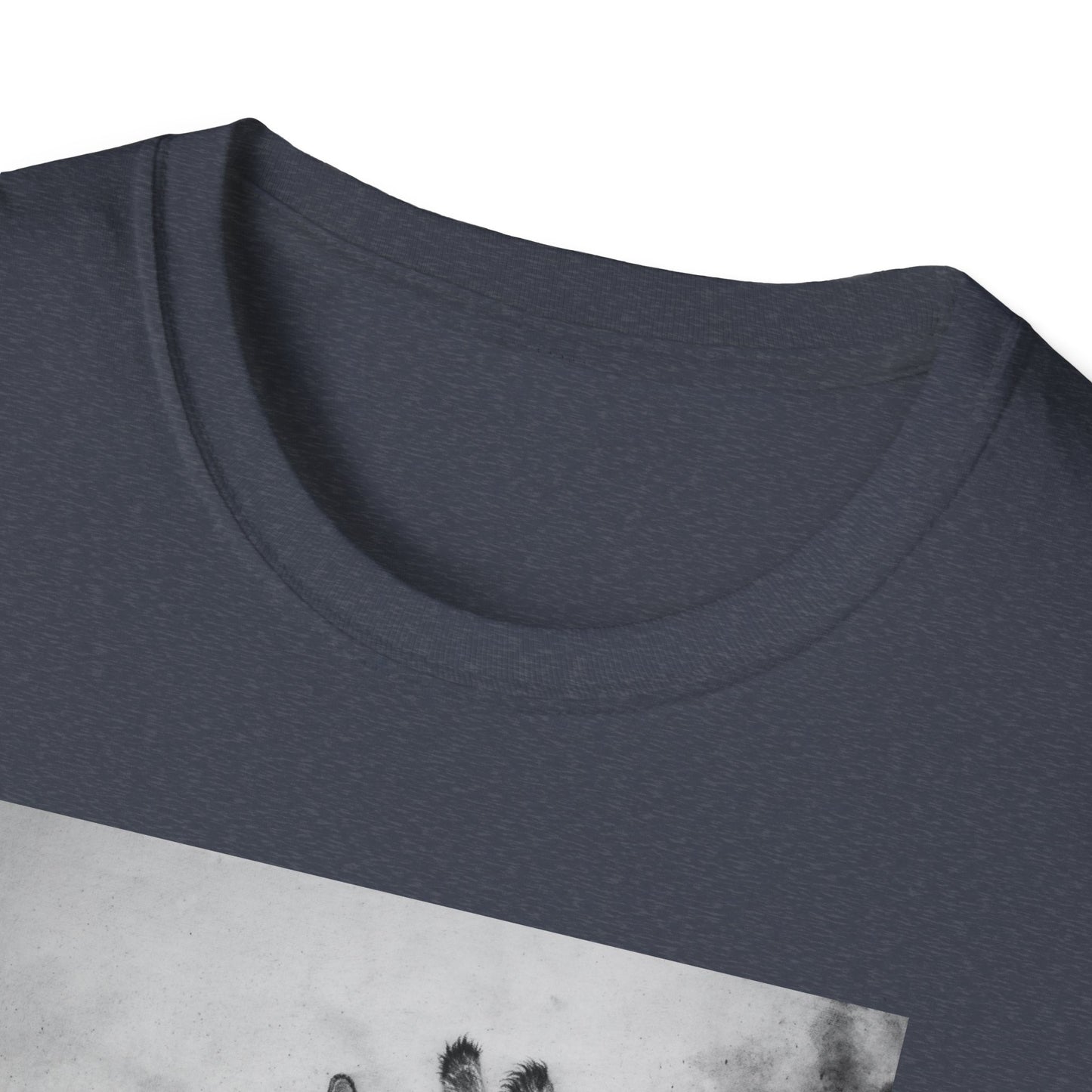 Grace in the Grassland, Giraffe Unisex Softstyle T-Shirt