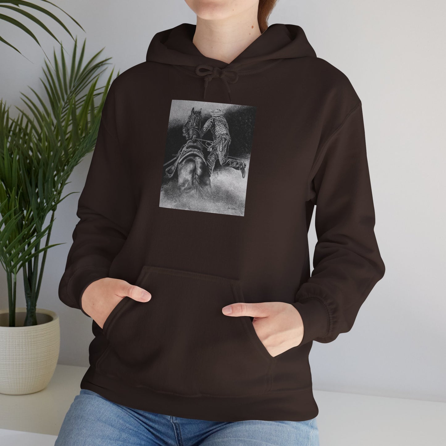 The Dismount. Steer Roper Unisex Hooded Sweatshirt