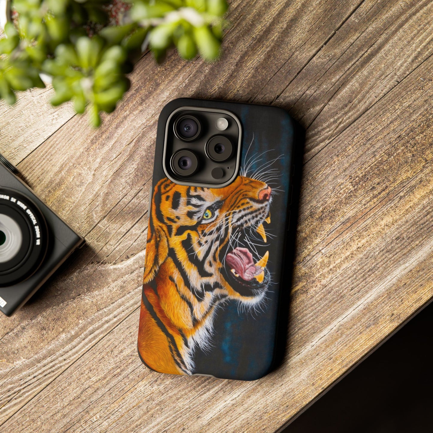 Beautifully Bold, Roaring Tiger Phone Case