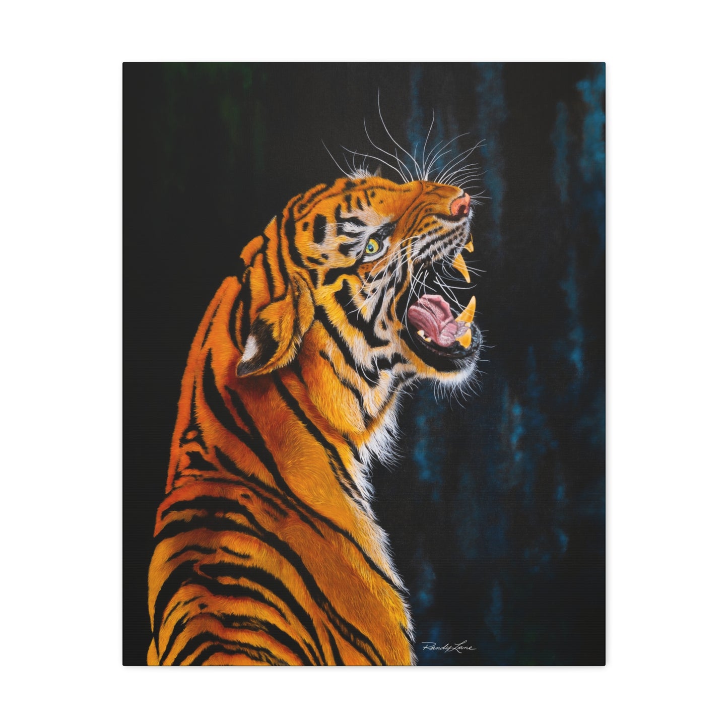 Beautifully Bold, Roaring Tiger Canvas Art