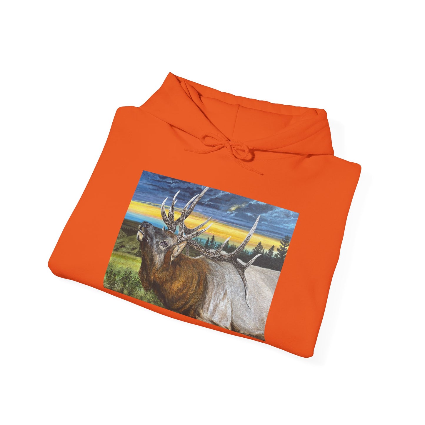 Sunset Serenade, Elk Unisex Hoodie