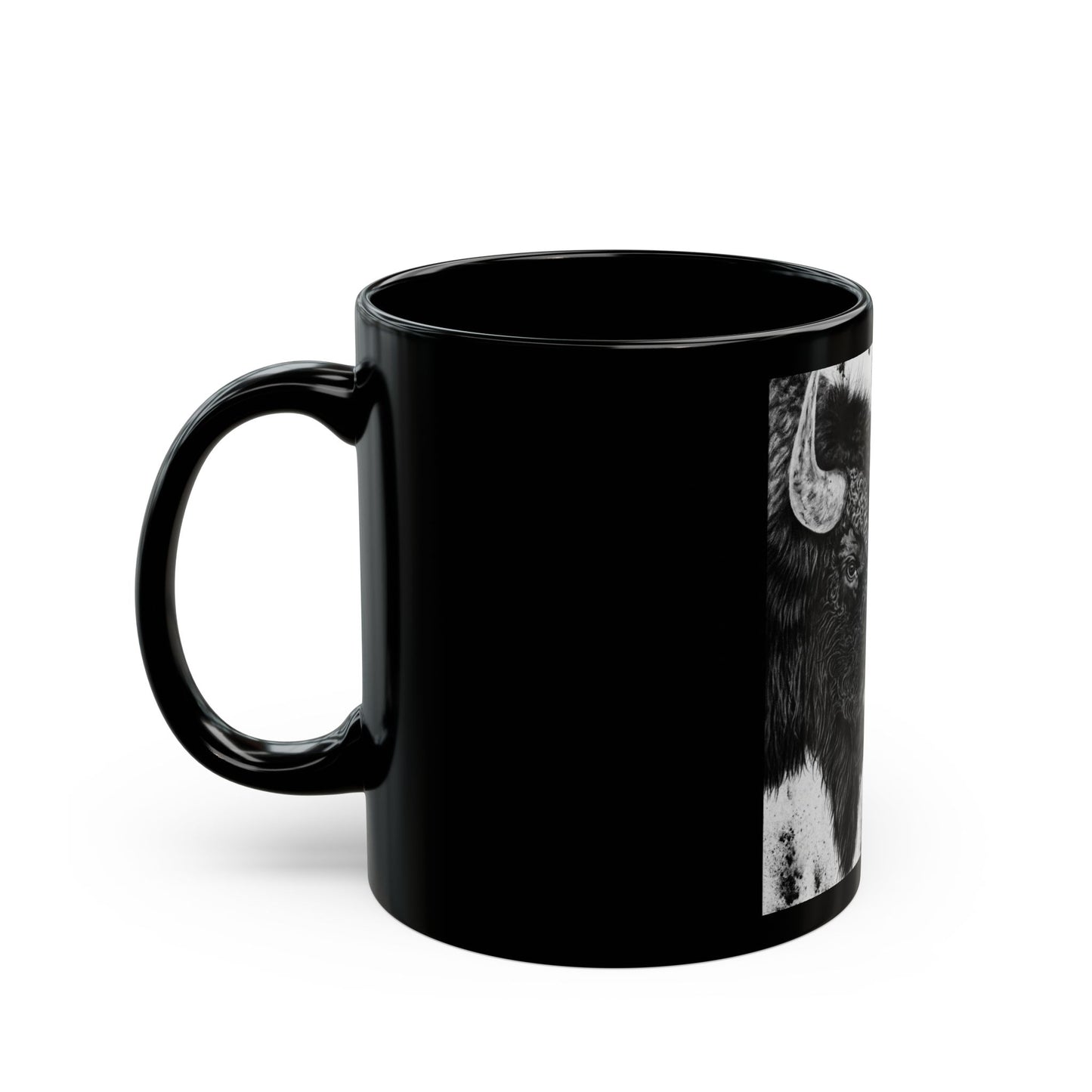 Pride, Bison Black Mug