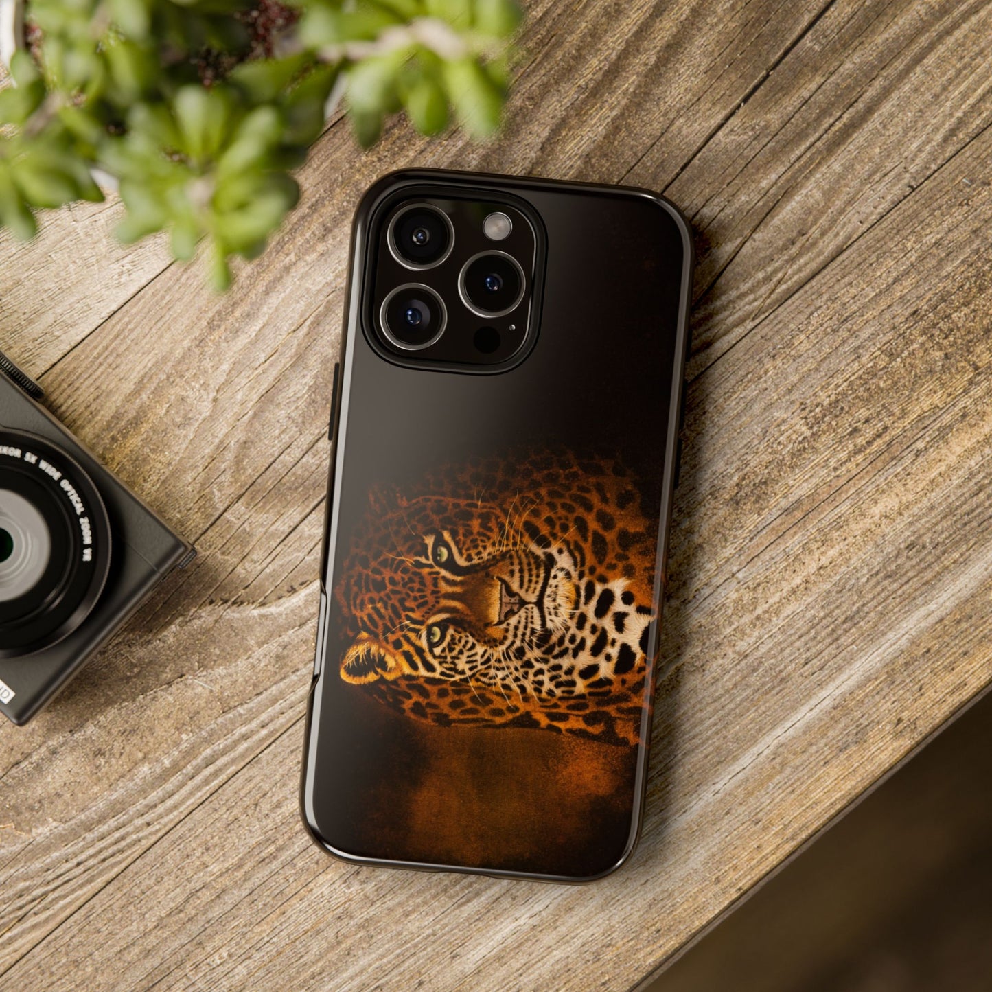 Shadow Hunter, Leopard Print Phone Case | Tough Cases