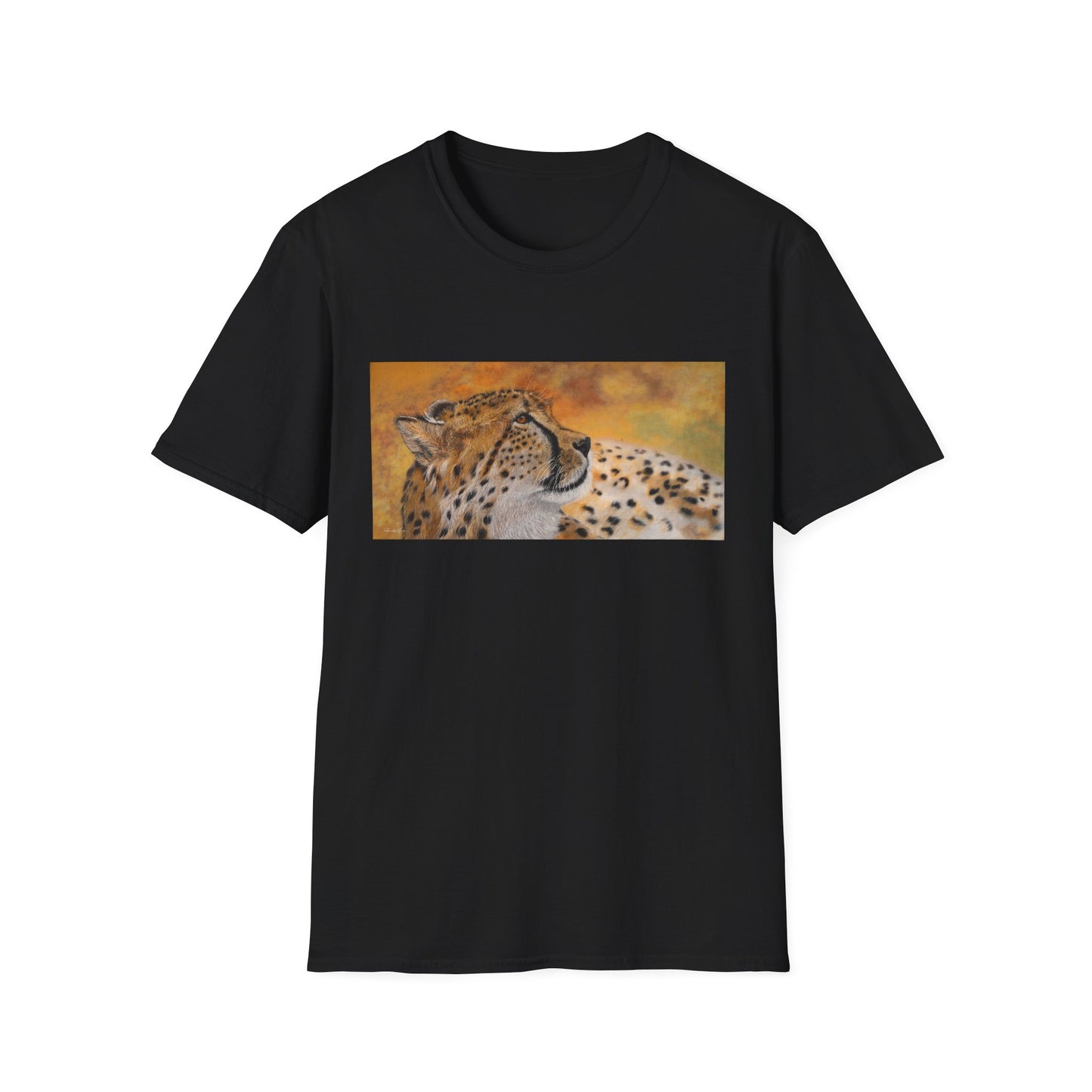 Cheetah Chill, Cheetah Unisex soft T-Shirt