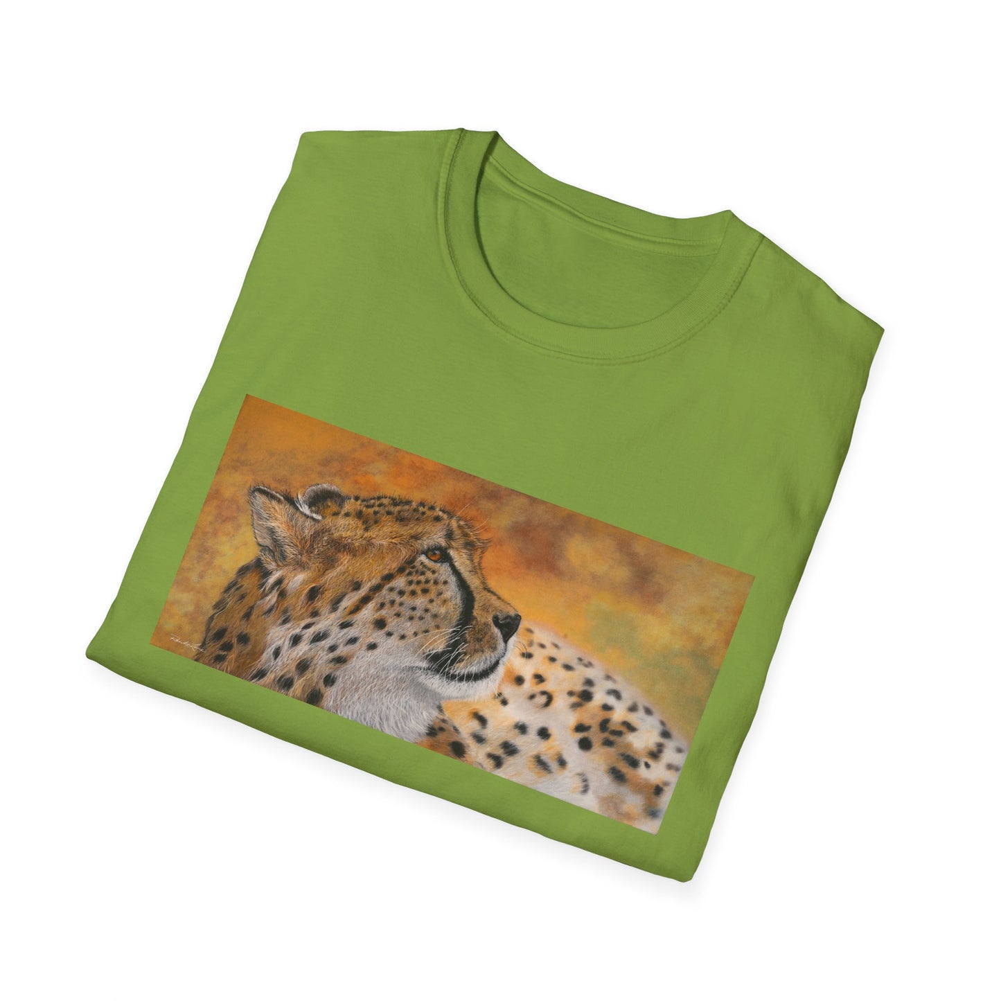 Cheetah Chill, Cheetah Unisex soft T-Shirt