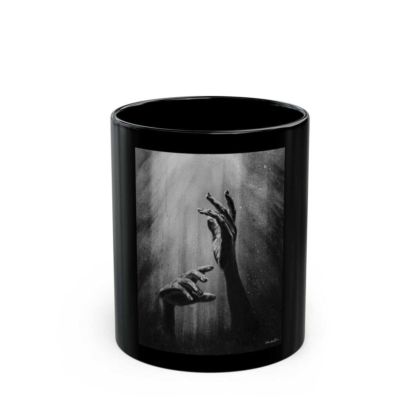 Divine Dance. Black Mug