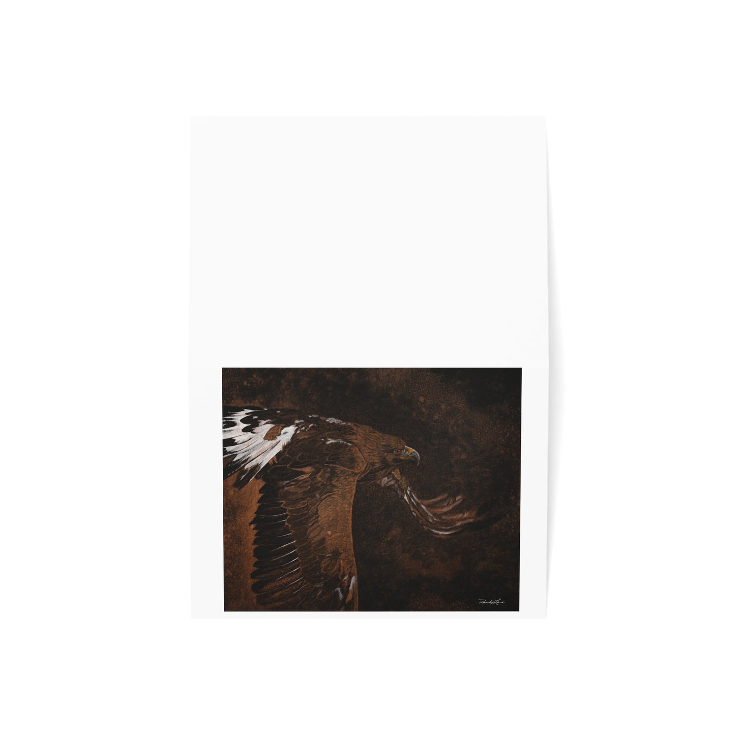 Golden Flight, Eagle Greeting Cards Set (1, 10, 30, 50pcs)