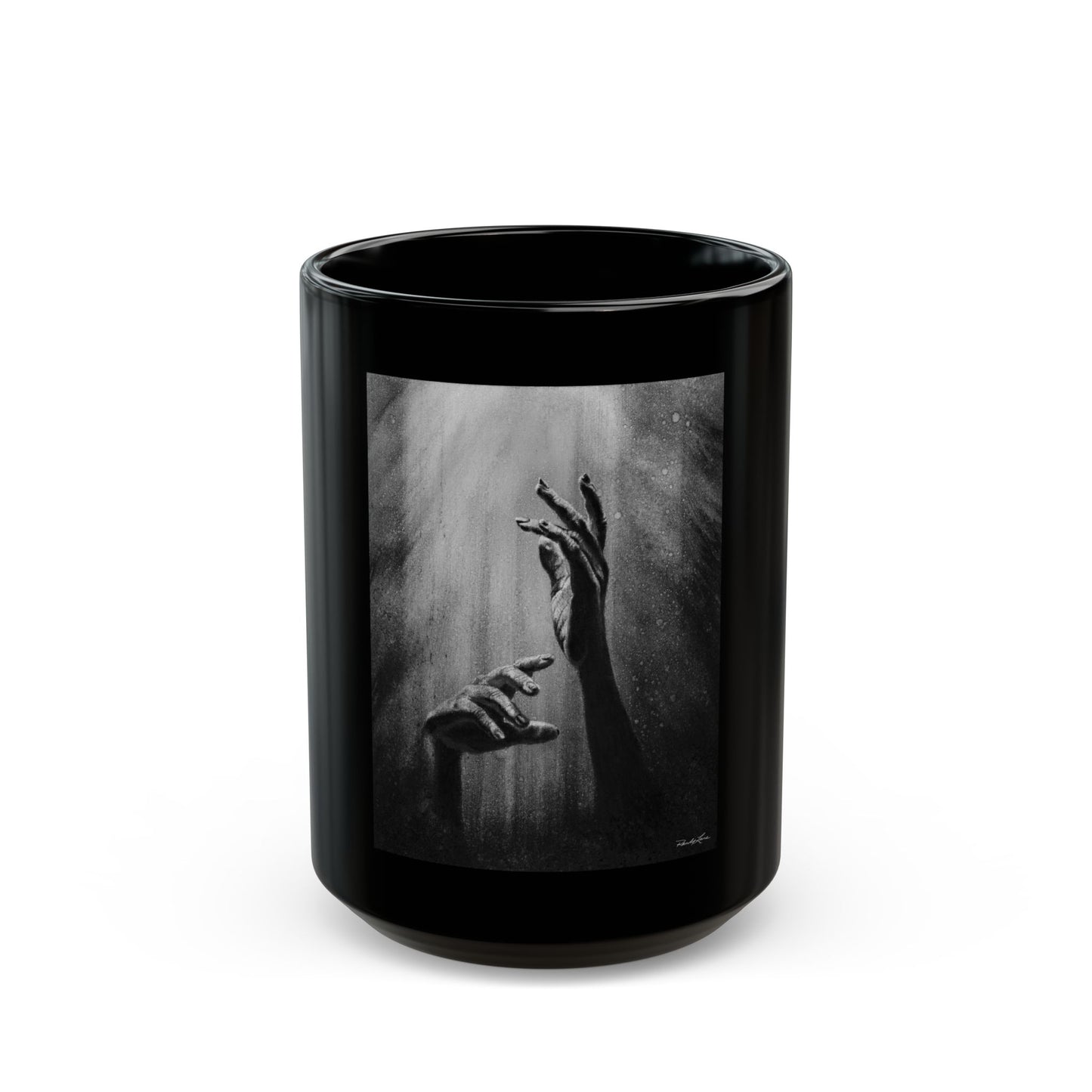 Divine Dance. Black Mug