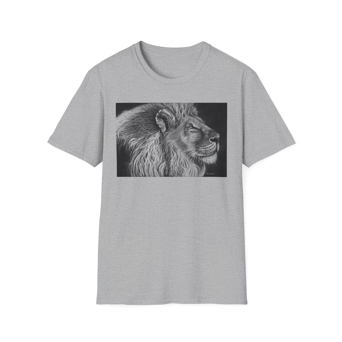 King of Cool, Lion Graphic Tee - Unisex Softstyle T-Shirt