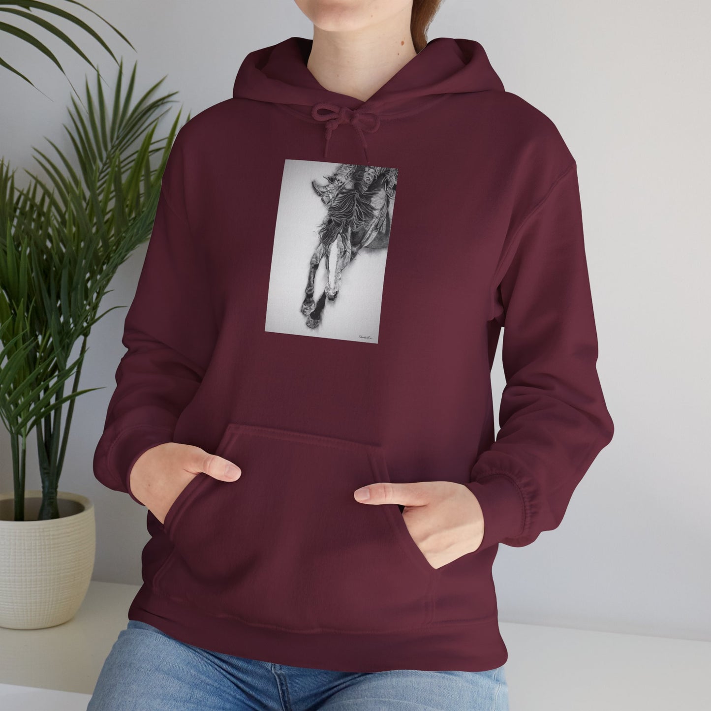 Crazy 8. Rodeo Art Unisex Hoodie